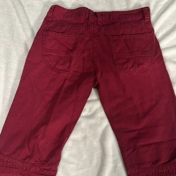 Smoke Rise Distressed Red Jeans - Picture 4 of 5